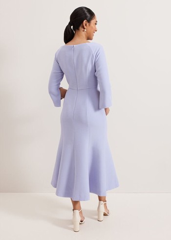 Phase Eight Petite Sienna Dress Blue Australia | BV9438750